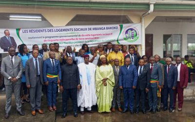 Programme gouvernemental de 10 000 logements sociaux et 50 000 parcelles constructibles : Cérémonie de remise des clés aux  nouveaux acquéreurs de Mbanga Bakoko
